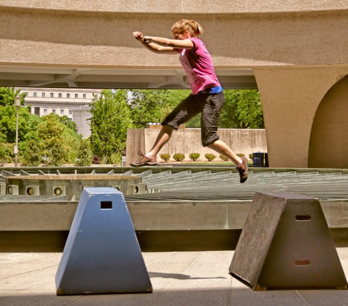 Parkour | Parkour demonstration, by American Parkour, at the… | Flickr