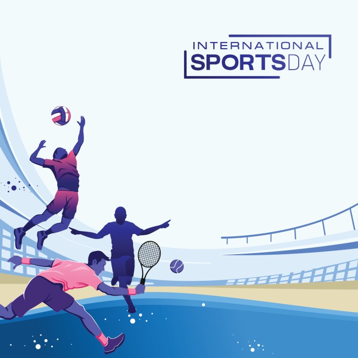 Sports Background Vector. Sports Day Illustration. Graphic Design for ...